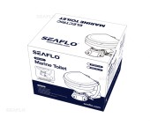 Унитаз судовой керамический 24В (компакт) сиденье из дерева с эмалевым покрытием