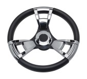 Рулевое колесо GUSSI 013 хром, д.350 мм