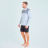 Лайкра с капюшоном JetPilot Venture L/S Hooded Hydro Tee Grey, 2XL