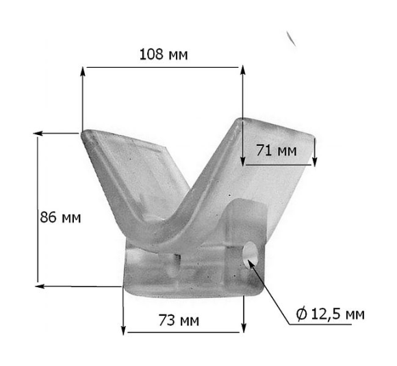 Упор подкильный 108 мм