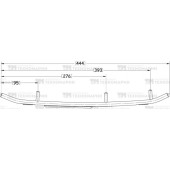 Конек лыжи Polaris (комплект 2шт) A-04-0-4-226 Конек лыжи Polaris (комплект 2шт) A-04-0-4-226