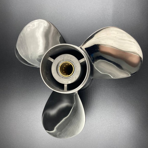 Гребной винт Suzuki DT40-DT65, DF40-DF50, DF40A-DF60A (3x11-3/4x15) (Сталь)