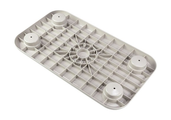 Столешница прямоугольная 409х680 мм, слоновая кость, Marine Rocket