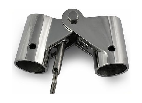 Кронштейн складной с фиксацией нержавеющий д. 22 мм