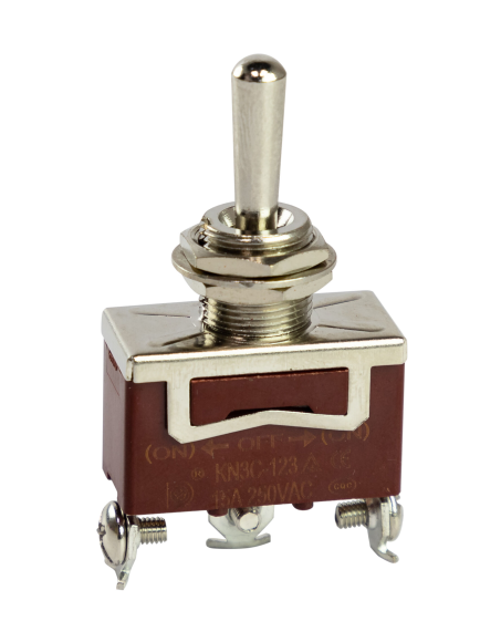 Тумблер трехпозиционный (ON)-OFF-(ON) 12 В/15А 3P Тумблер трехпозиционный (ON)-OFF-(ON) 12 В/15А 3P