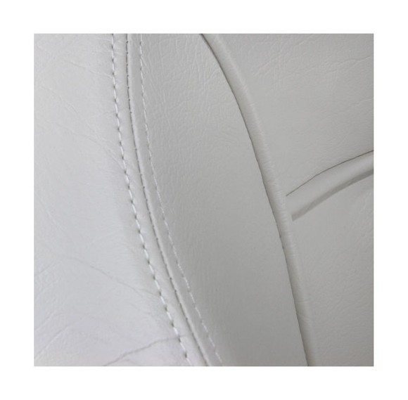 Кресло ROMEO мягкое, подставка, обивка белый винил Кресло ROMEO мягкое, подставка, обивка белый винил