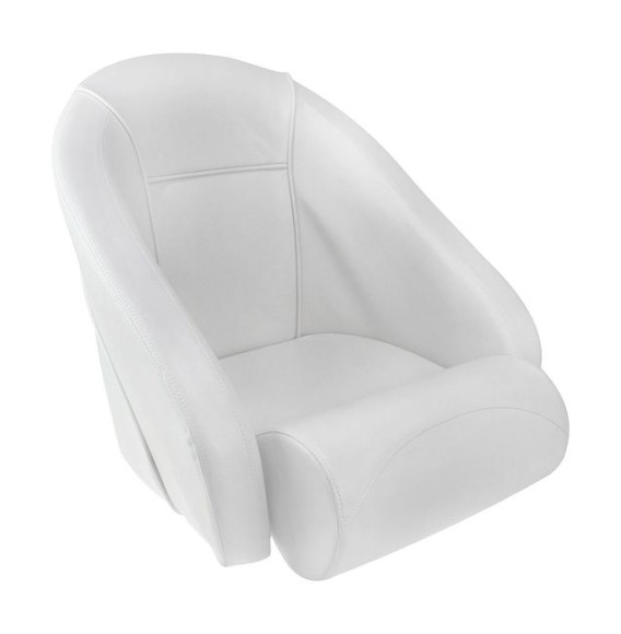 Кресло ROMEO мягкое, подставка, обивка белый винил Кресло ROMEO мягкое, подставка, обивка белый винил
