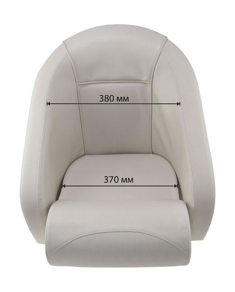 Кресло ROMEO мягкое, подставка, обивка белый винил Кресло ROMEO мягкое, подставка, обивка белый винил