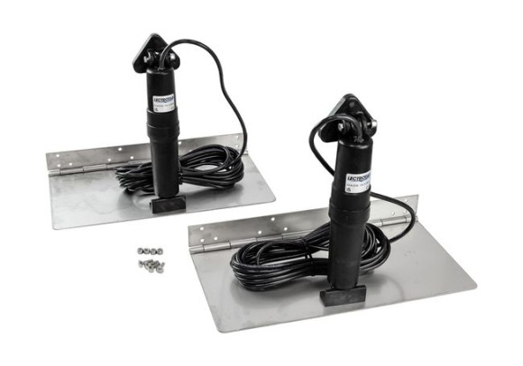 Комплект транцевых плит XKA (нерж.), 9x18 дюймов, без панели управления