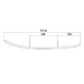 Конек лыжи снегохода BRP 100316T Конек лыжи снегохода BRP 100316T