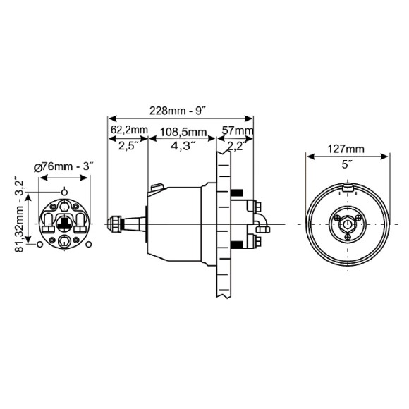 Помпа рулевая гидравлическая 20 куб.см