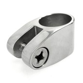 Кронштейн рамы тента 1-1/4" скользящий усиленный раскладной, нерж.сталь