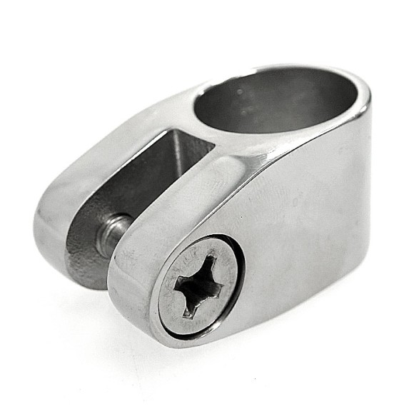 Кронштейн рамы тента 1-1/4" скользящий усиленный раскладной, нерж.сталь