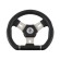 Колесо рулевое ELBA SPORT, спицы серебрянные 280 мм, чёрный