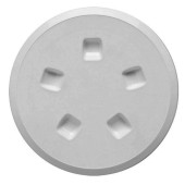 Лючок палубный 130 мм, серый