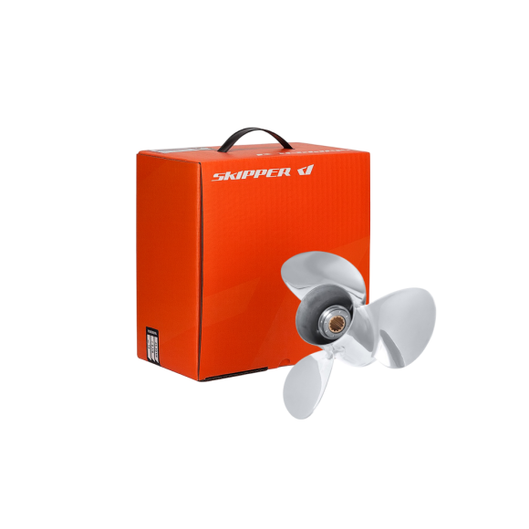 Винт гребной  Skipper для Yamaha 30-60HP нержавеющий, диаметр - 11 3/8", шаг 12"