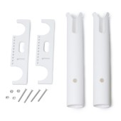 Держатель спиннинга SUNFINE двойной 50мм, белый пластик (Замена EASTERNER C12706-S) Держатель спиннинга SUNFINE двойной 50мм, белый пластик (Замена EASTERNER C12706-S)