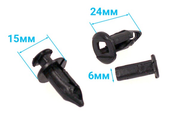 Заклепки для пластиковых навесных частей BRP (10шт/уп) AT-04025 Заклепки для пластиковых навесных частей BRP (10шт/уп) AT-04025