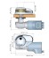 Лебедка якорная Quick Prince DP3 1512, 12 В, цепь 8мм